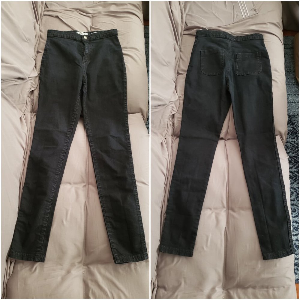American Apparel The Easy Jean - Set of 3 in Light Wash, Dark Wash, Black Size S - Picture 11 of 14